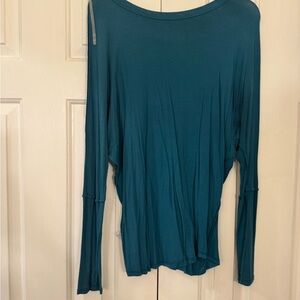 Teal Long Sleeve Women's Top